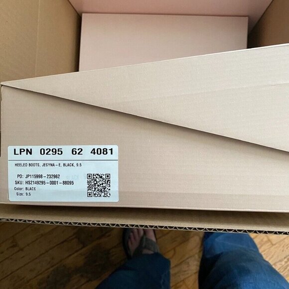 Just Fab Jesyna Black Over The Knee Boots WIDE CALF 8.5E 9E 9..5E 10E - Picture 7 of 10